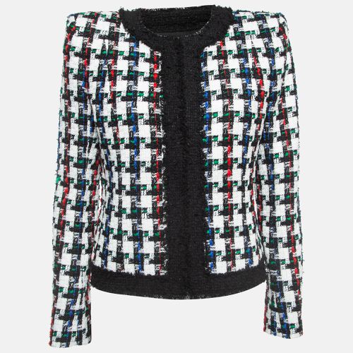 Balmain Multicolor Tweed Collarless Jacket M - Balmain - Modalova