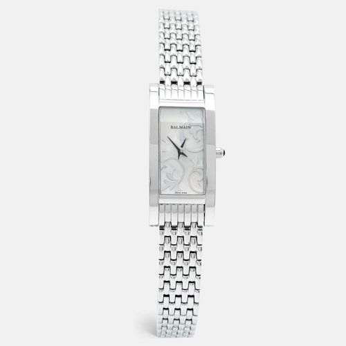 Balmain White Mother Of Pearl Stainless Steel Miss Balmain 2191 Women's Wristwatch 18 mm - Balmain - Modalova