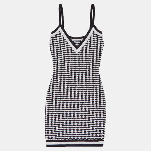 Balmain Monochrome Knit Sleeveless Mini Dress M (FR 38) - Balmain - Modalova