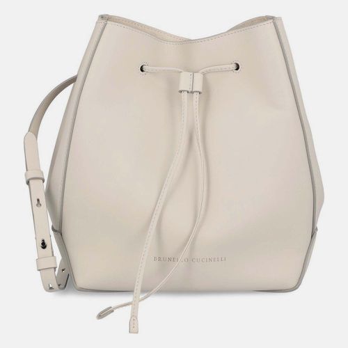 Leather BC Duo leather bucket bag - Brunello Cucinelli - Modalova