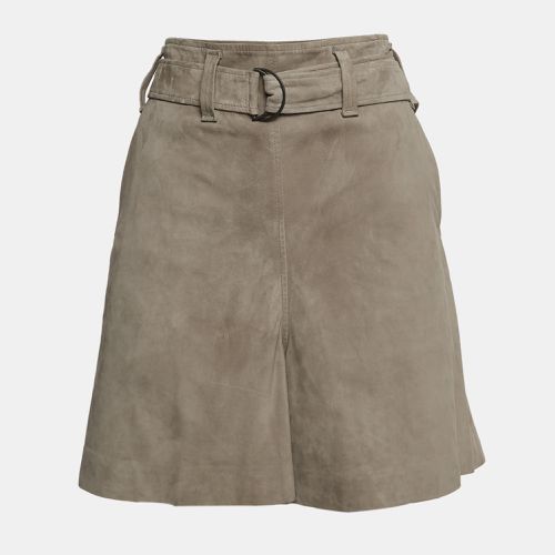 Brunello Cucinelli Beige Suede Shorts S - Brunello Cucinelli - Modalova