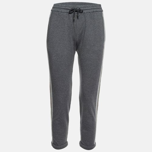 Brunello Cucinelli Grey Cotton Knit Trackpants XS - Brunello Cucinelli - Modalova