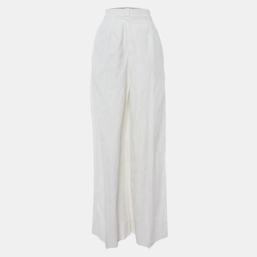 Brunello Cucinelli White Cotton Wide Leg Pants M - Brunello Cucinelli - Modalova