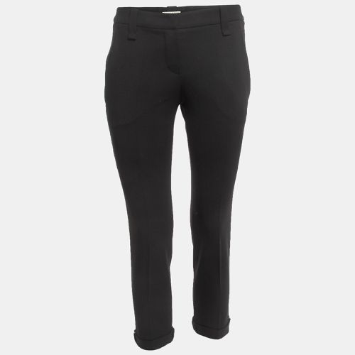 Brunello Cucinelli Black Wool Cropped Trousers S - Brunello Cucinelli - Modalova