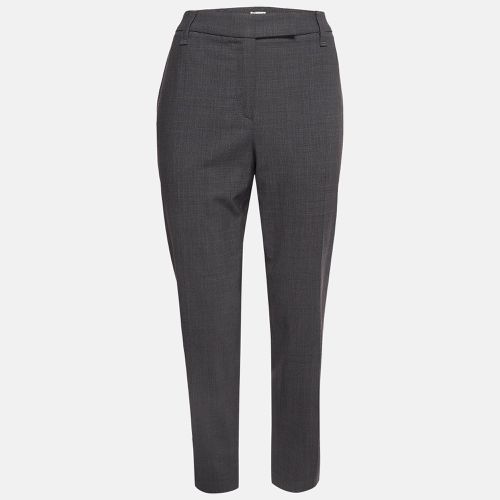 Brunello Cucinelli Grey Wool Blend Capri Pants L - Brunello Cucinelli - Modalova