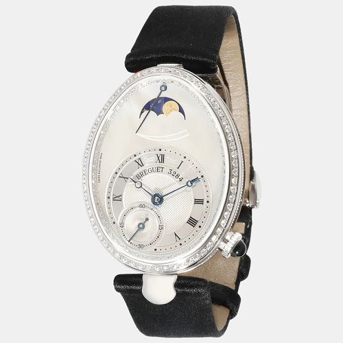 Breguet White MOP 18K White Gold Queen of Naples 8908BB/52/864D00D Automatic Women's Wristwatch 29 mm - Breguet - Modalova