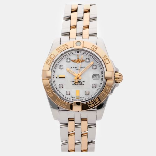 Breitling Galactic C71356L2/A712 Quartz Stainless Steel Mother of Pearl Dial Women's Wristwatch 32mm - Breitling - Modalova