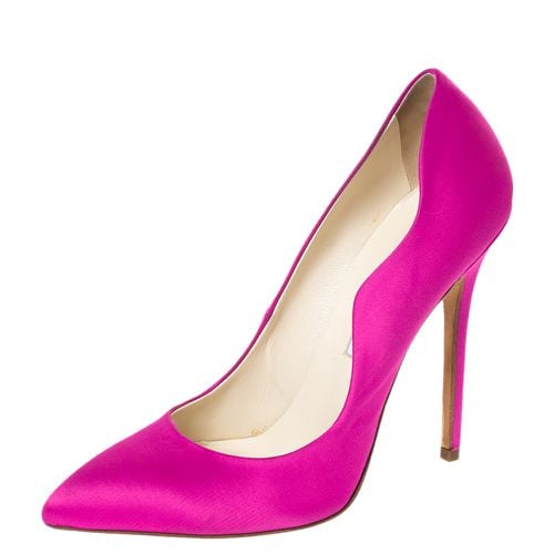 Brian Atwood Fuchsia Satin Besame Pumps Size 37 - Brian Atwood - Modalova