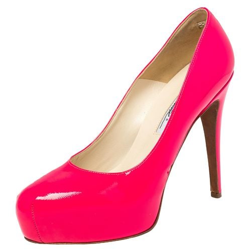 Brian Atwood Pink Patent Leather Platform Pumps Size 38.5 - Brian Atwood - Modalova