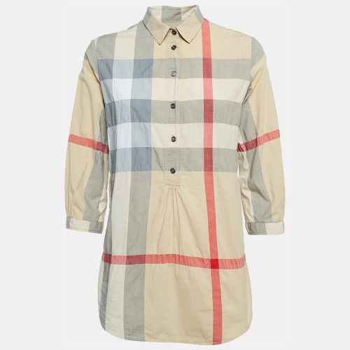 Burberry Brit Beige Giant Check Cotton Tunic XS - Burberry Brit - Modalova