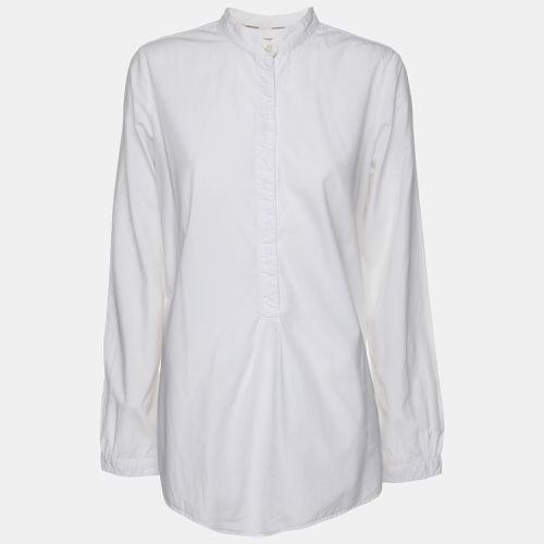 Burberry Brit White Cotton Button Front Top S - Burberry Brit - Modalova