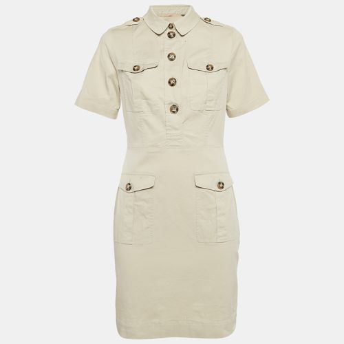 Burberry Brit Beige Cotton Utility Mini Dress M - Burberry Brit - Modalova