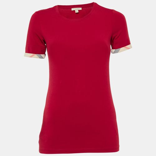 Burberry Brit Red Jersey Crew Neck T-Shirt XS - Burberry Brit - Modalova