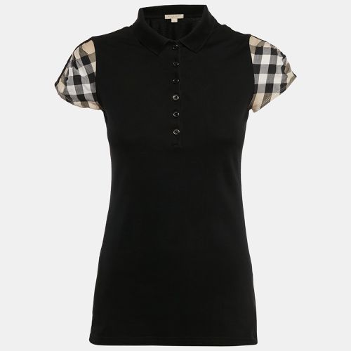 Burberry Brit Black Cotton Pique Polo T-Shirt S - Burberry Brit - Modalova