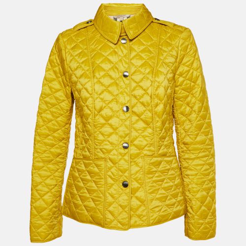 Burberry Brit Yellow Nylon Quilted Jacket M - Burberry Brit - Modalova