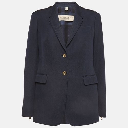 Burberry Brit Navy Blue Cotton Single Breasted Blazer M - Burberry Brit - Modalova