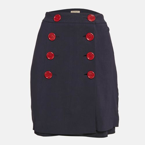 Button Front Wrap Skirt S - Burberry London - Modalova