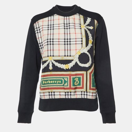 Archive Print Cotton Sweatshirt XS - Burberry London - Modalova