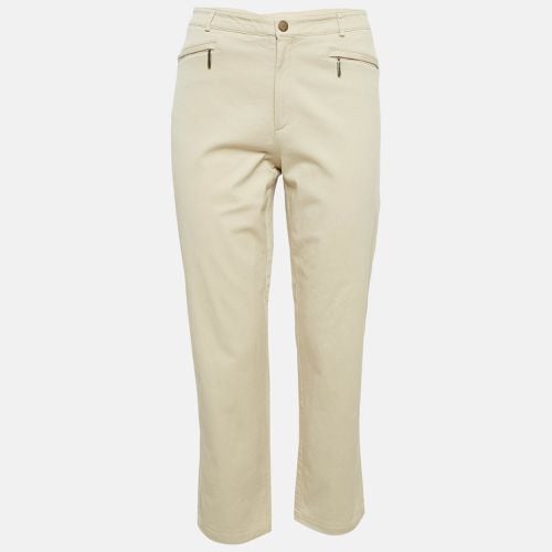 Gabardine Cotton Trousers L - Burberry London - Modalova