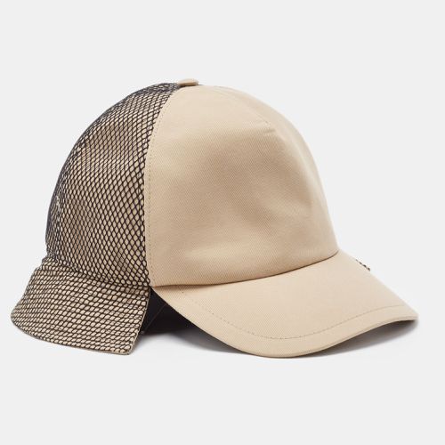 Burberry Beige Trucker Reconstructed Cotton Baseball Cap L - Burberry - Modalova