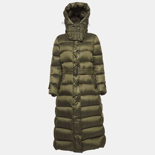 Burberry Olive Green Synthetic Quilted Puffer Down Coat M - Burberry - Modalova