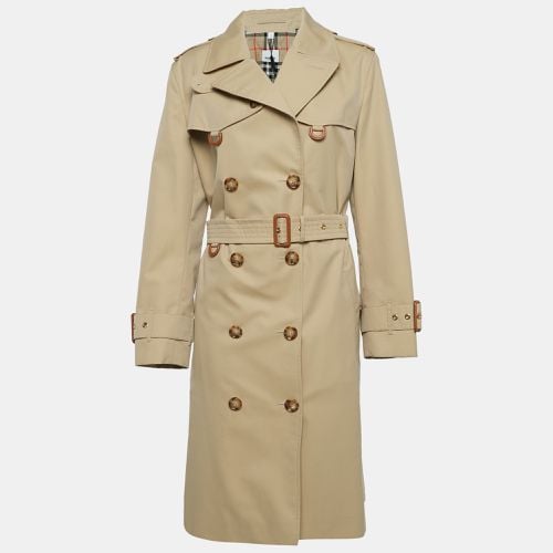 Burberry Honey Brown Cotton Islington Trench Coat XL - Burberry - Modalova