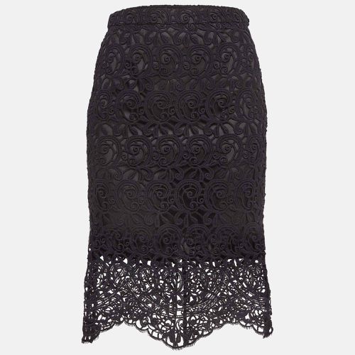 Burberry Black Lace Pencil Midi Skirt S - Burberry - Modalova