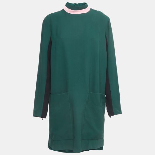 Burberry Green Wool Blend Midi Dress XL - Burberry - Modalova