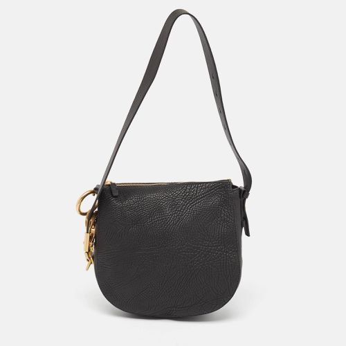 Burberry Black Leather Small Knight Shoulder Bag - Burberry - Modalova