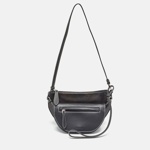 Burberry Black Leather Mini Double Olympia Bag - Burberry - Modalova