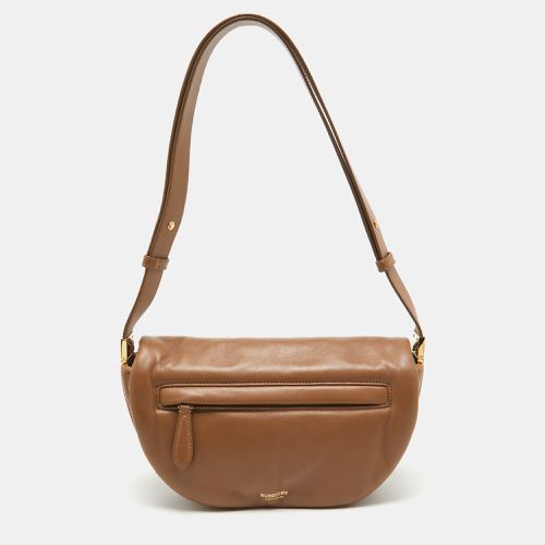 Leather Small Olympia Shoulder Bag - Burberry - Modalova