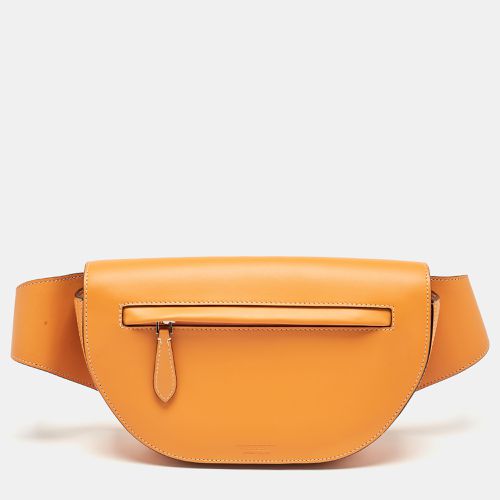 Burberry Orange Leather Small Olympia Bumbag - Burberry - Modalova