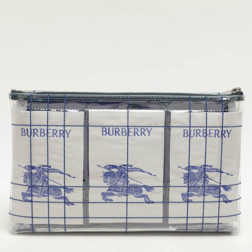 Burberry Transparent PVC EKD Label Pouch - Burberry - Modalova