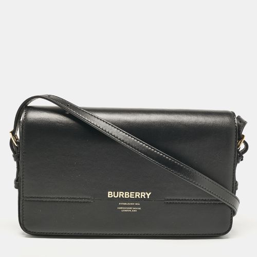 Burberry Black Leather Grace Shoulder Bag - Burberry - Modalova