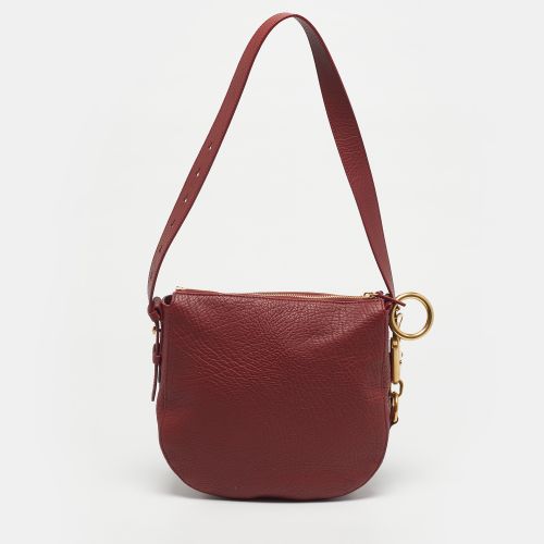 Burberry Ruby Leather Small Knight Shoulder Bag - Burberry - Modalova