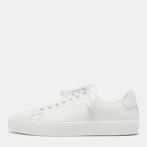 Burberry White Leather Westford Low Top Sneakers Size 39.5 - Burberry - Modalova