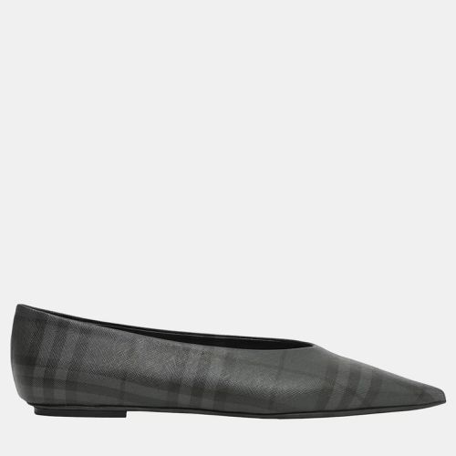 Burberry Grey Check Madelina Ballet Flat EU 37 - Burberry - Modalova