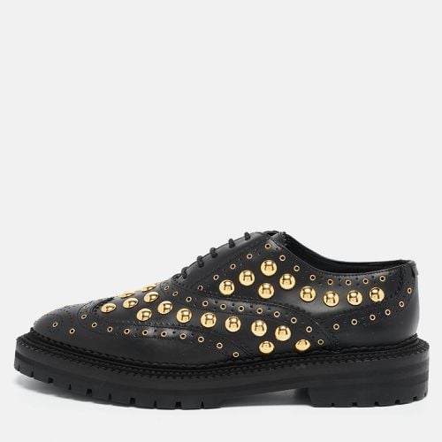 Leather Studded Deardown Oxfords Size 39 - Burberry - Modalova