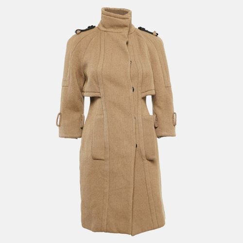 Burberry Prorsum Beige Wool Drill Mid-Length Coat XS - Burberry Prorsum - Modalova