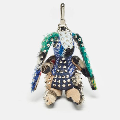 Burberry Multicolor Cashmere Studded Vera Hare Bag Charm - Burberry - Modalova