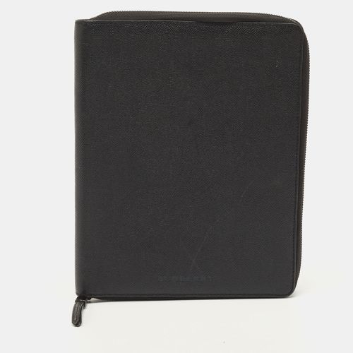 Burberry Black Leather Tablet Case - Burberry - Modalova