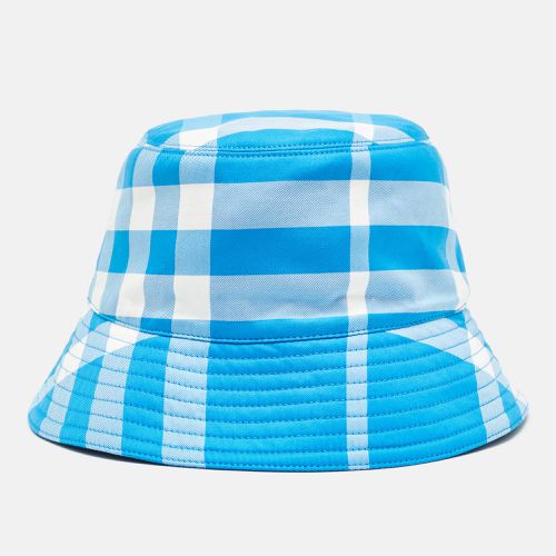 Burberry Cotton Checked Bucket Hat M - Burberry - Modalova