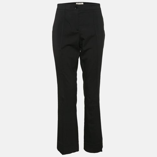 Burberry Black Wool Trousers S - Burberry - Modalova