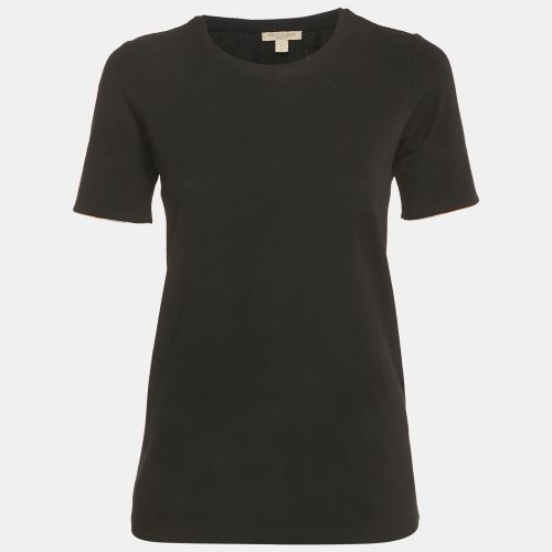 Burberry Black Jersey Crewneck T-Shirt S - Burberry - Modalova