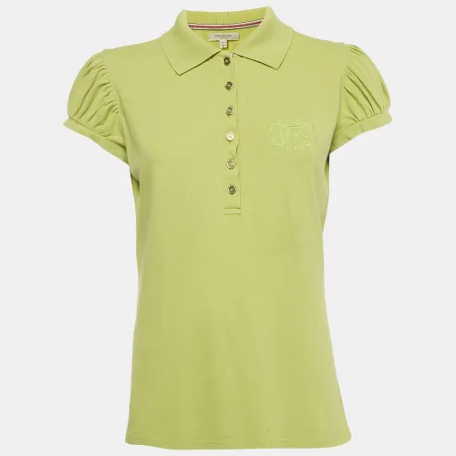 Burberry Green Pique Polo T-Shirt M - Burberry - Modalova
