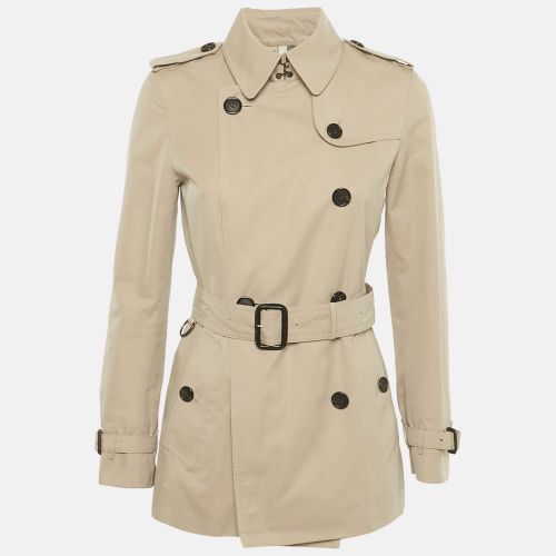 Burberry Beige Cotton Short Trench Coat S - Burberry - Modalova