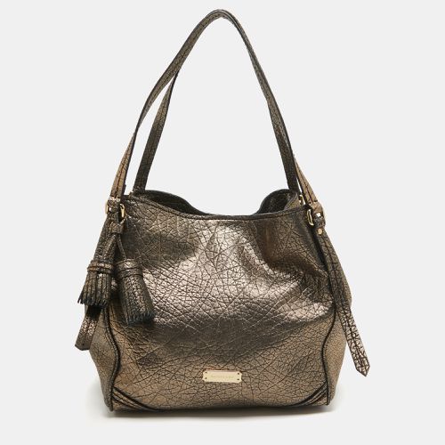 Burberry Metallic Leather Canterbury Tassel Tote - Burberry - Modalova