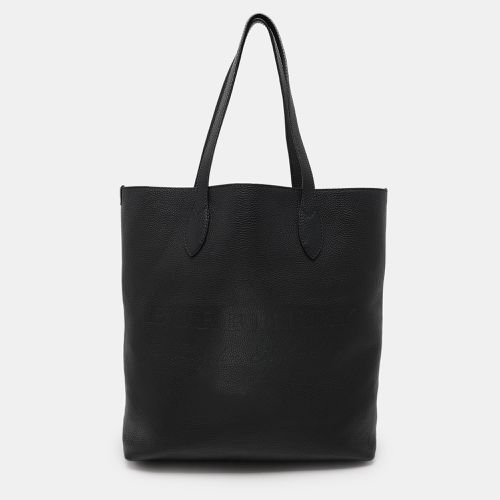 Burberry Black Leather Remington Shopper Tote - Burberry - Modalova