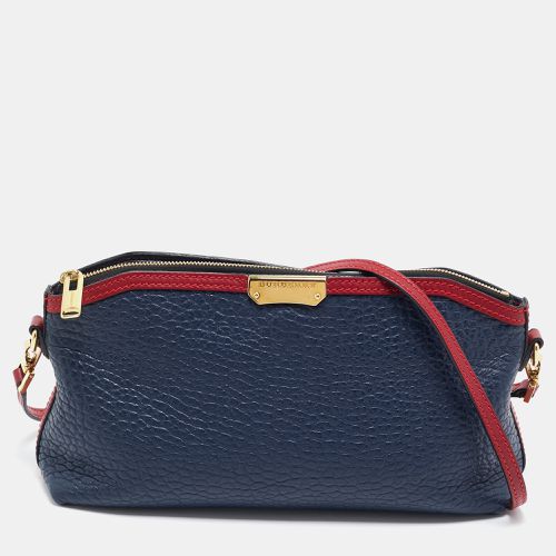 Burberry Navy Blue/Red Leather Peyton Crossbody Bag - Burberry - Modalova