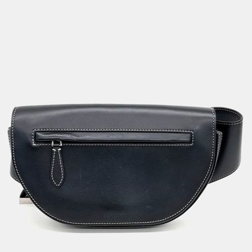 Burberry Black Leather Olympia Belt Bag - Burberry - Modalova